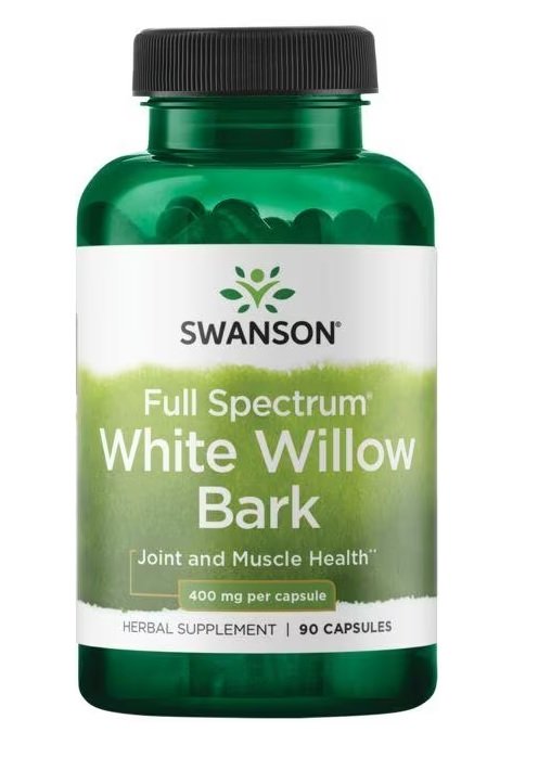 Swanson Full Spectrum White Willow Bark 400mg 90 caps
