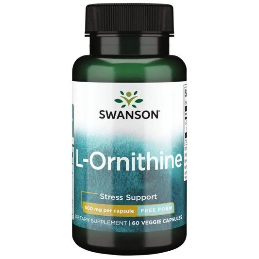Swanson L-Ornithine 500mg 60 vcaps