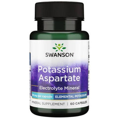 Swanson Potassium Aspartate 99mg 60 caps