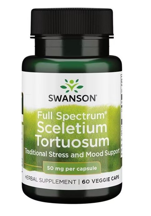 Swanson Full Spectrum Sceletium Tortuosum 50mg 60 vcaps