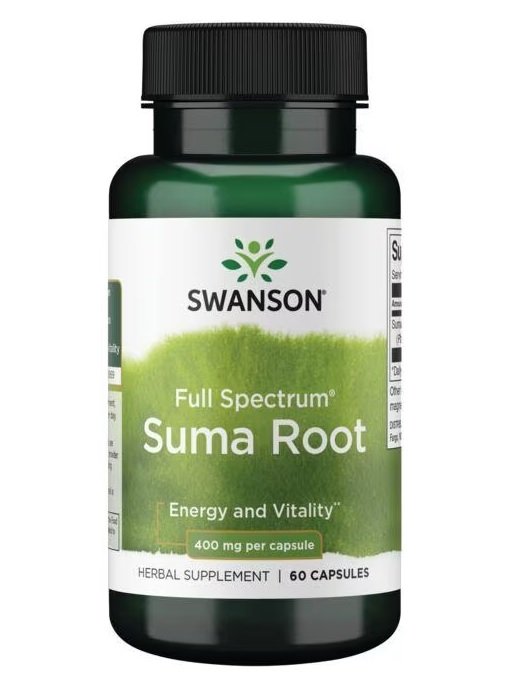 Swanson Full Spectrum Suma Root 400mg 60 caps