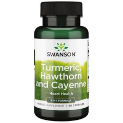 Swanson Turmeric Hawthorn and Cayenne 60 caps