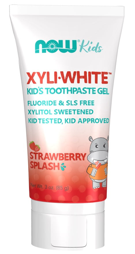 NOW Foods XyliWhite Kids Strawberry Splash 85g