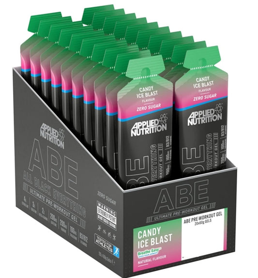Applied Nutrition ABE All Black Everything Gel Candy Ice Blast 20 x 60g