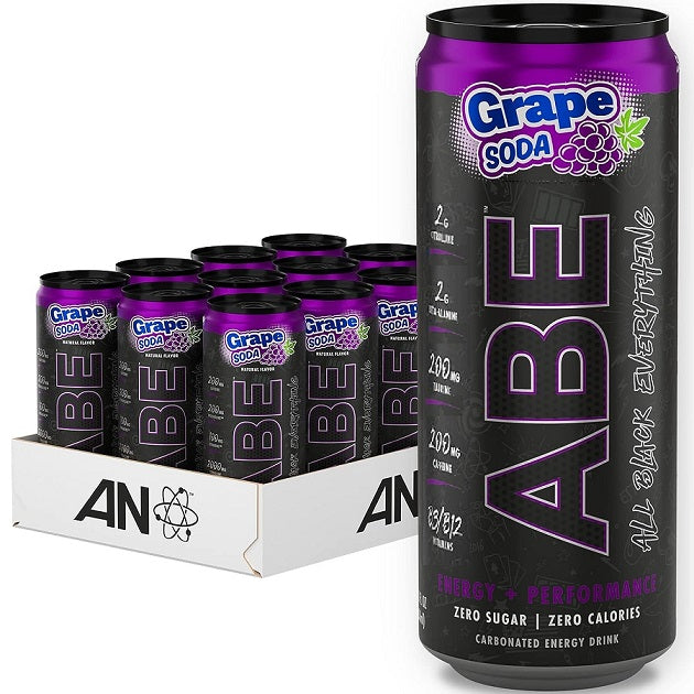 Applied Nutrition ABE Energy + Performance Cans Grape Soda 12 x 330 ml