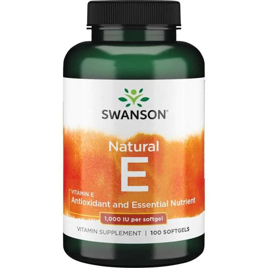 Swanson Vitamin E 1000 IU 100 softgels