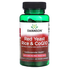 Swanson Red Yeast Rice & CoQ10 60 vcaps