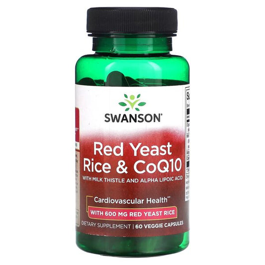 Swanson Red Yeast Rice & CoQ10 60 vcaps