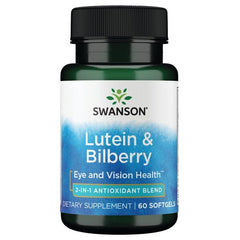 Swanson Lutein & Bilberry 60 softgels