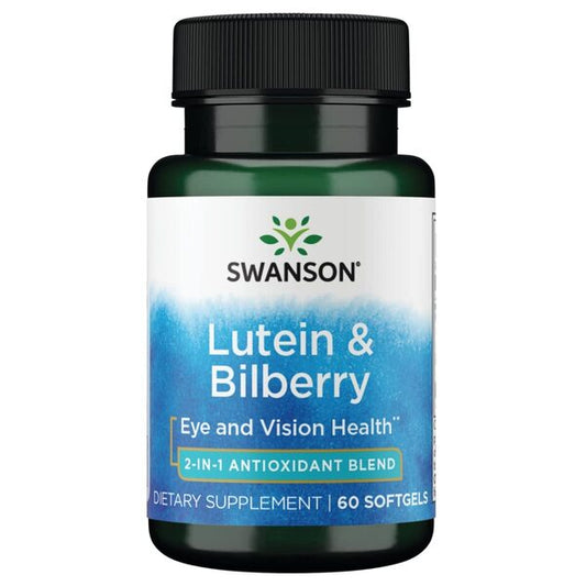 Swanson Lutein & Bilberry 60 softgels
