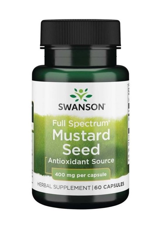 Swanson Full Spectrum Mustard Seed 400mg 60 caps