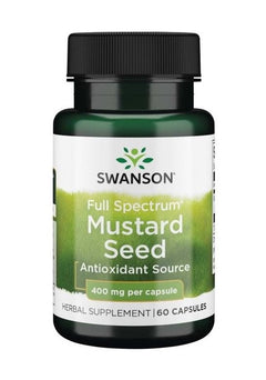 Swanson Full Spectrum Mustard Seed 400mg 60 caps
