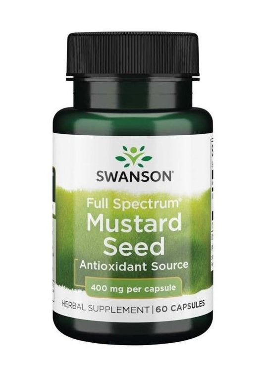 Swanson Full Spectrum Mustard Seed 400mg 60 caps