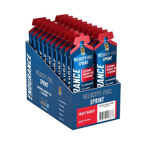 Applied Nutrition Endurance Sprint Isotonic Energy Gel + Caffeine Fruit Burst 20 x 60g
