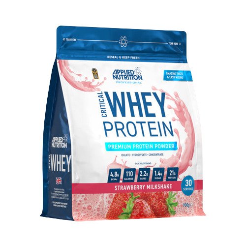Applied Nutrition Critical Whey Strawberry Milkshake 900g