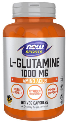 NOW Foods L-Glutamine 1000mg 120 vcaps