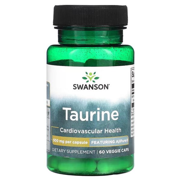 Swanson Taurine 500mg 60 vcaps