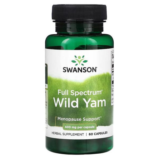Swanson Full Spectrum Wild Yam 400mg 60 caps