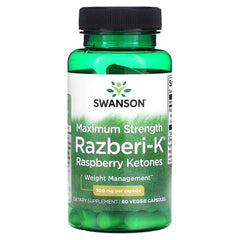 Swanson Razberi-K 500mg Maximum Strength 60 vcaps