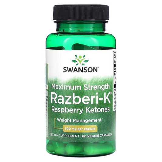 Swanson Razberi-K 500mg Maximum Strength 60 vcaps