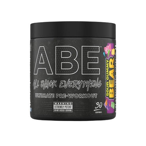 Applied Nutrition ABE All Black Everything Sour Gummy Bear 375g