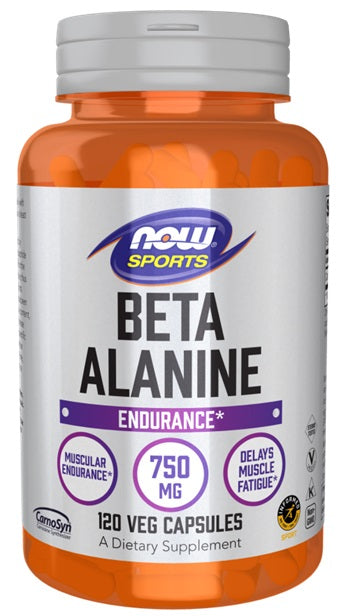 NOW Foods Beta-Alanine 750mg 120 caps