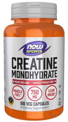 NOW Foods Creatine Monohydrate 750mg 120 vcaps
