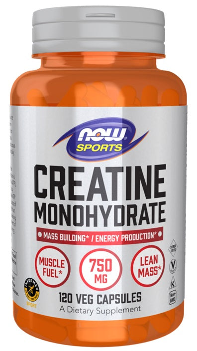 NOW Foods Creatine Monohydrate 750mg 120 vcaps