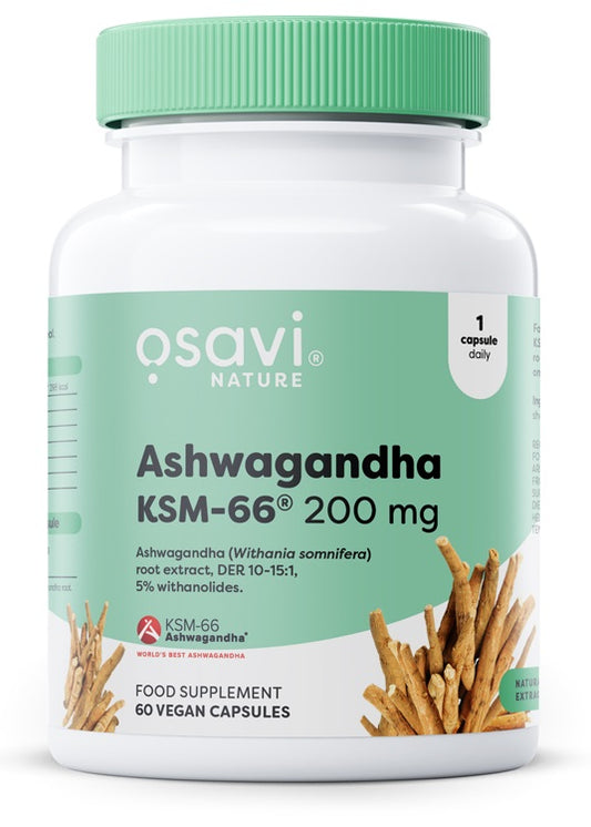 Osavi Ashwagandha KSM-66 200mg 60 vegan caps