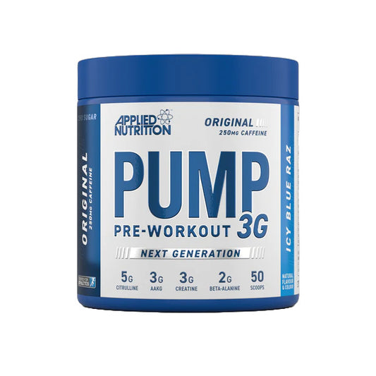 Applied Nutrition Pump 3G Pre-Workout Icy Blue Raz 375g