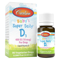 Carlson Labs Baby's Super Daily D3 400 IU 254 ml