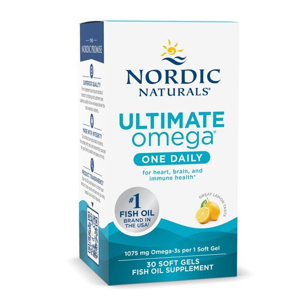 Nordic Naturals Ultimate Omega One Daily 1075mg Lemon 30 softgels
