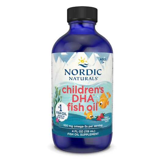 Nordic Naturals Children's DHA 530mg Omega-3 Strawberry 119 ml