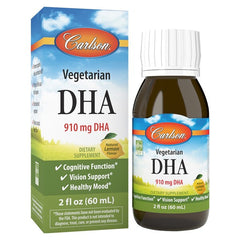 Carlson Labs Vegetarian DHA Natural Lemon 60 ml