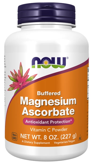 NOW Foods Magnesium Ascorbate Buffered Powder 227g