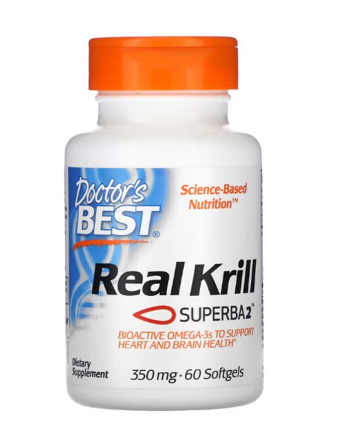 Doctor's Best Real Krill 350mg 60 softgels