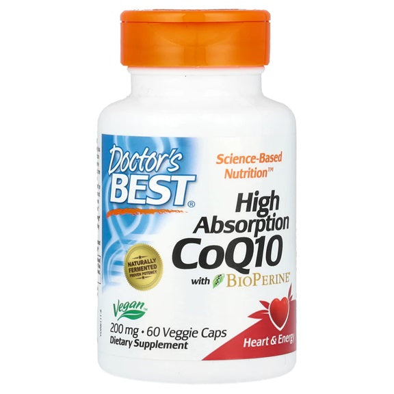 Doctor's Best High Absorption CoQ10 with BioPerine 200mg 60 vcaps