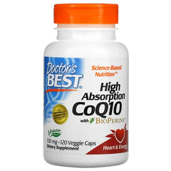 Doctor's Best High Absorption CoQ10 with BioPerine 100mg 120 vcaps