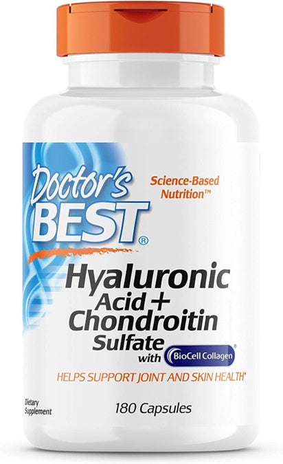 Doctor's Best Hyaluronic Acid + Chondroitin Sulfate with BioCell Collagen 180 caps