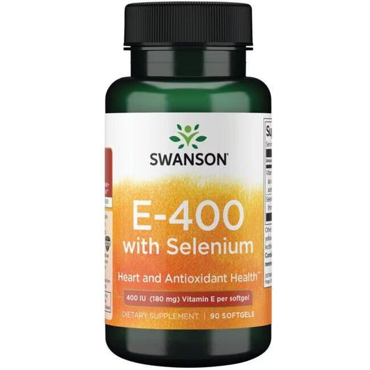 Swanson E with Selenium 400IU 90 softgels