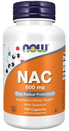 NOW Foods NAC with Selenium 600mg 100 caps
