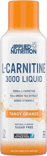 Applied Nutrition L-Carnitine Liquid 3000 Tangy Orange 480 ml