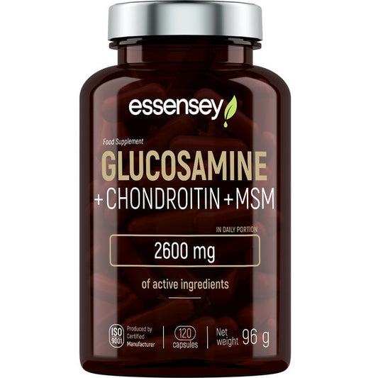 Essensey Glucosamine + Chondroitin + MSM 120 caps