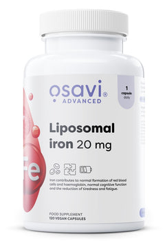 Osavi Liposomal Iron 20mg 120 vegan caps