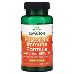 Swanson Postbiotic Immune Formula featuring EPICOR 60 caps