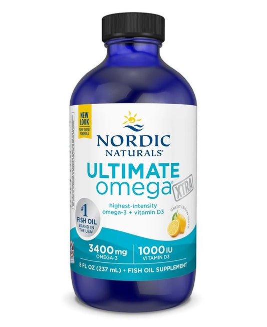 Nordic Naturals Ultimate Omega Xtra 3400mg Lemon 237 ml