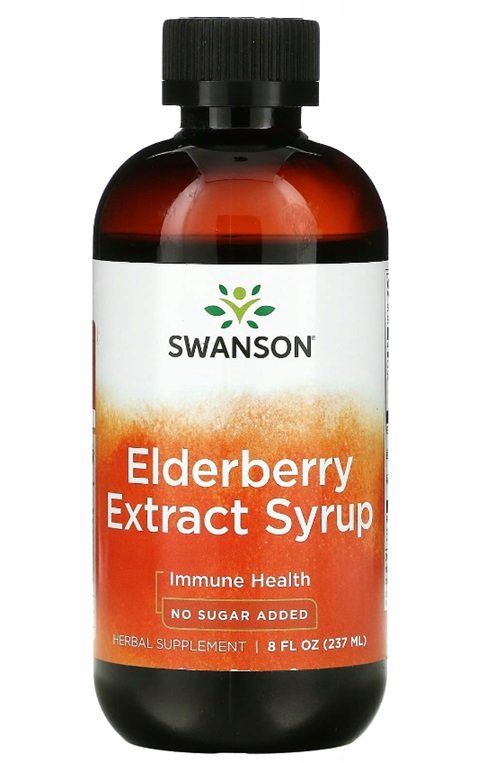 Swanson Elderberry Extract Syrup 237 ml