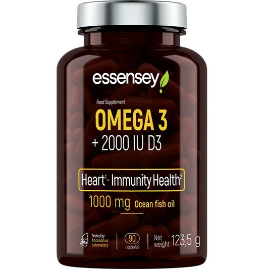 Essensey Omega 3 + 2000IU D3 90 caps