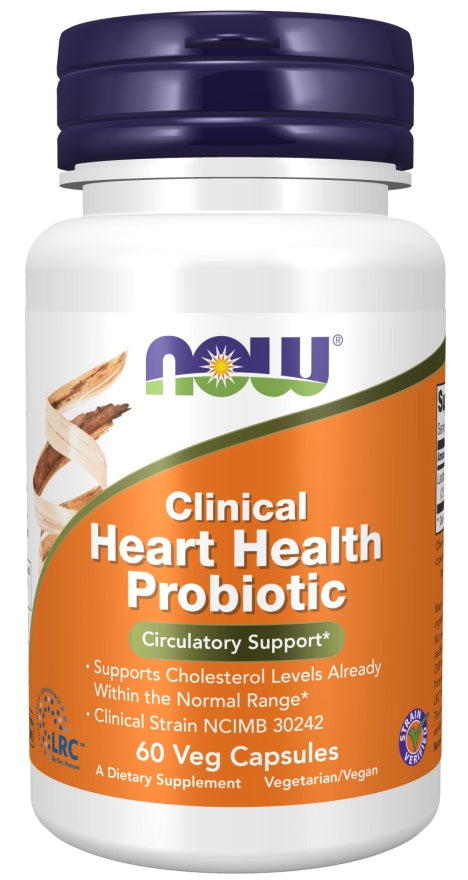 NOW Foods Clinical Heart Health Probiotic 60 vcaps