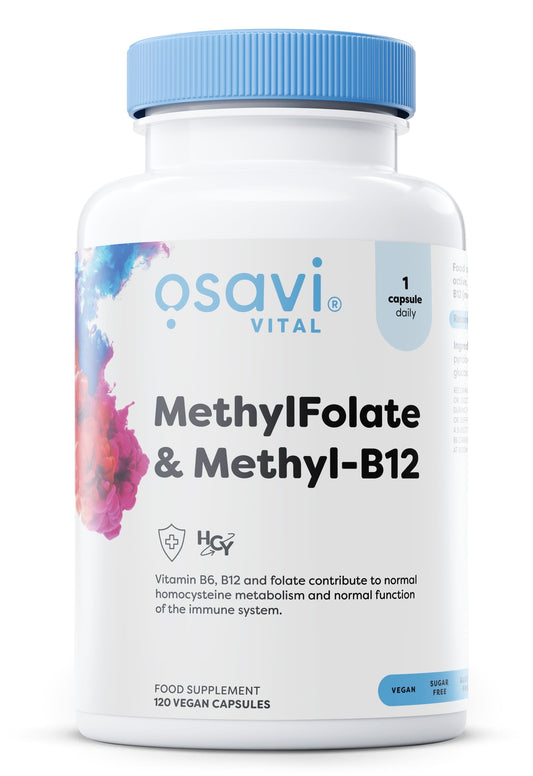 Osavi MethylFolate & Methyl-B12 120 vegan caps